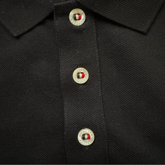 NEW Moncler Logo Patch Cotton Polo Shirt - Picture 9 of 14